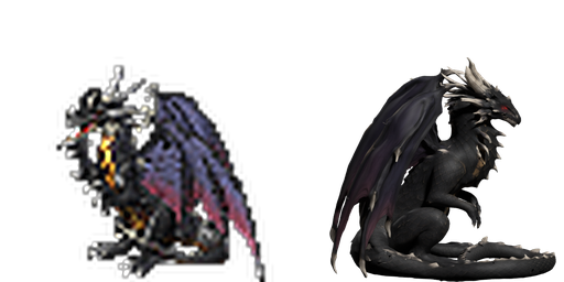 Native and Blender Black Dragon loop samples