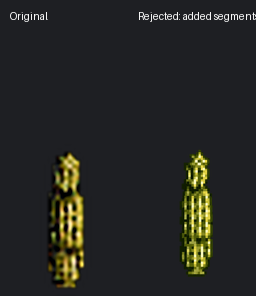 Rejected thin-cactus comparison