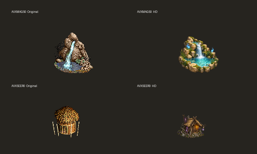 Magic spring and Seer’s Hut