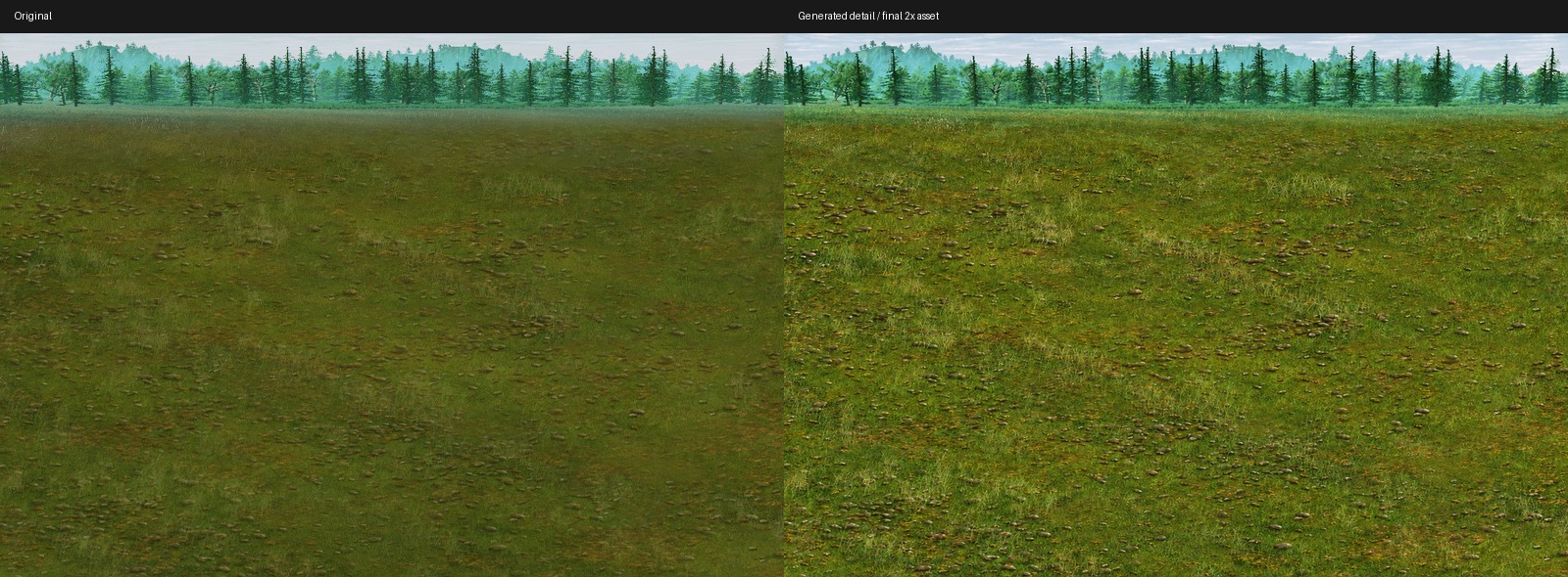 grass pines