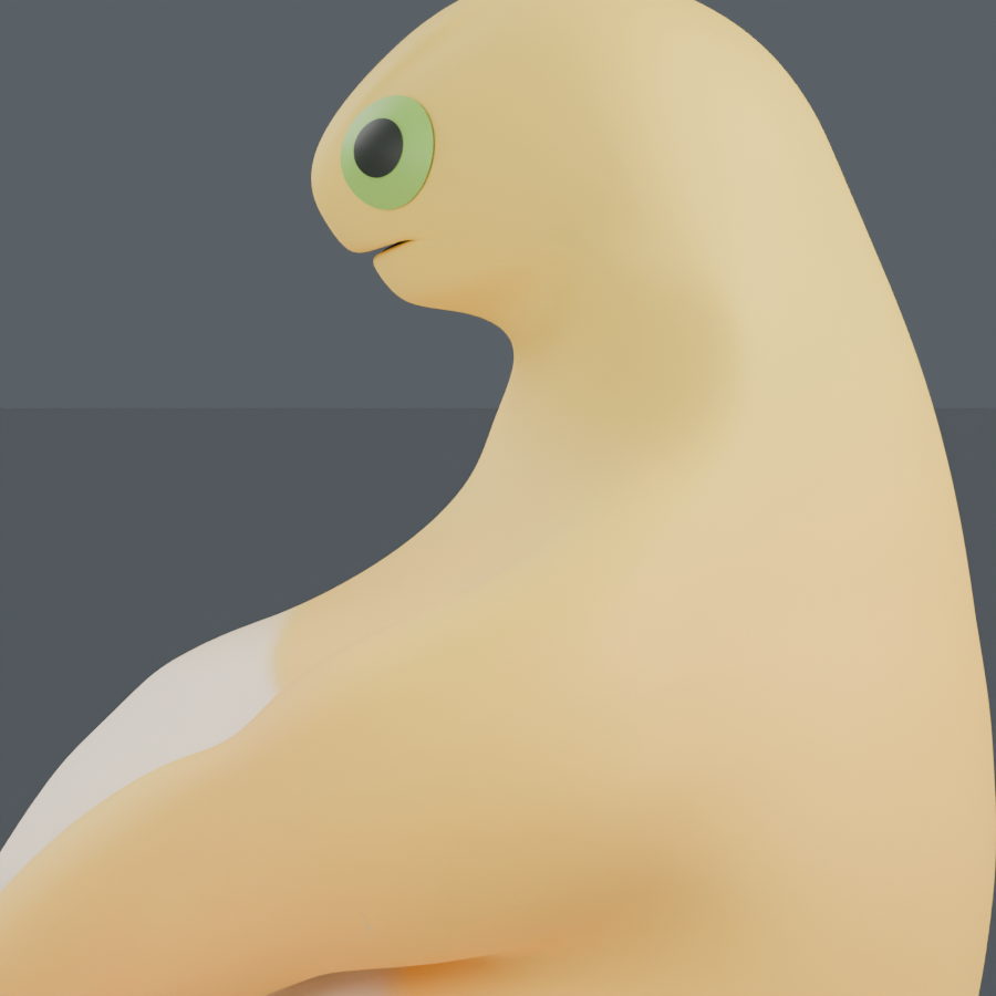 Revision 37 profile with the intermediate bulge removed, actual Blender render