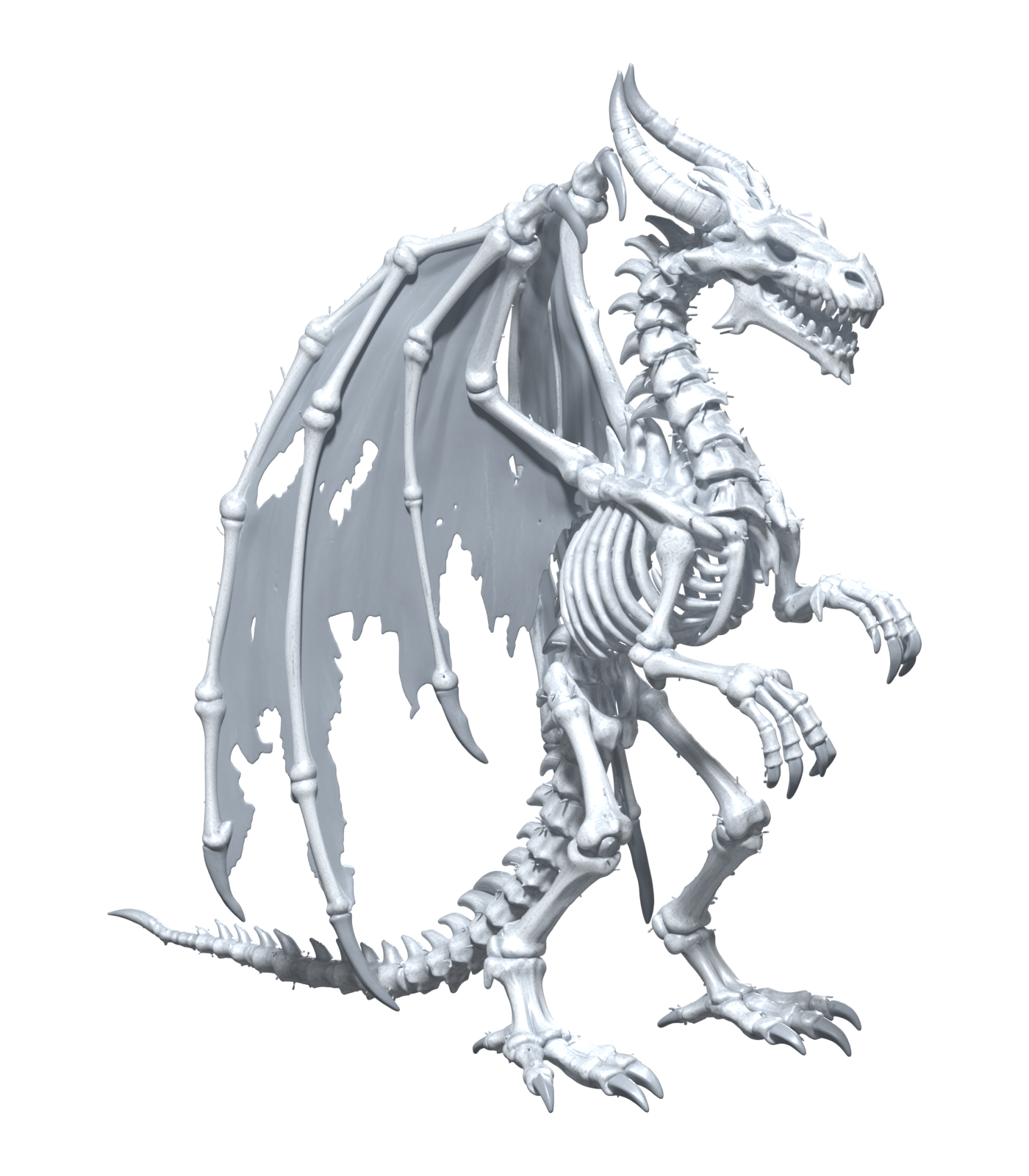 Ghost Dragon — static Blender bootstrap, unrigged