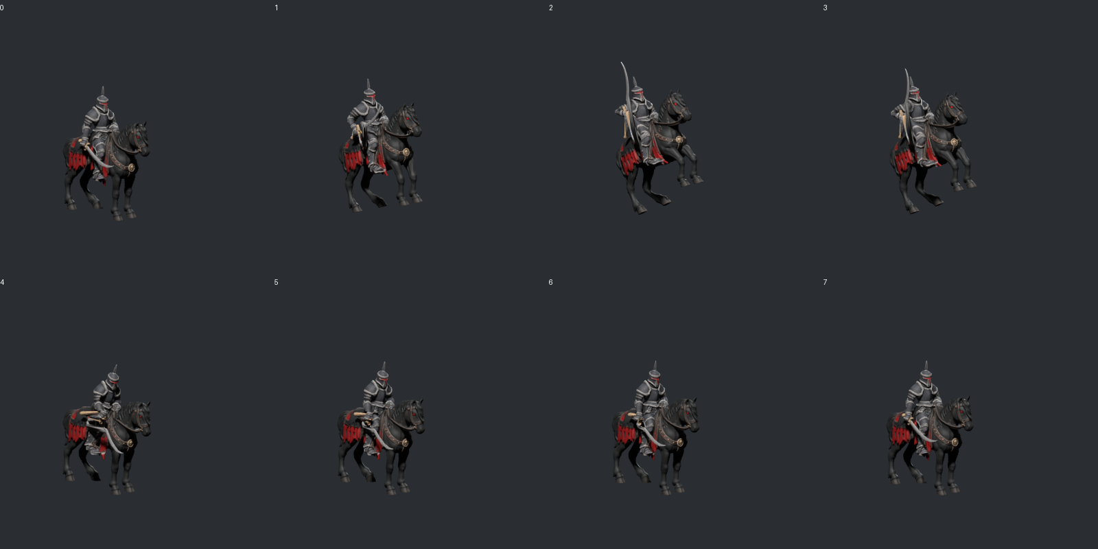 Rejected larger-motion probe, showing weapon and boot distortion