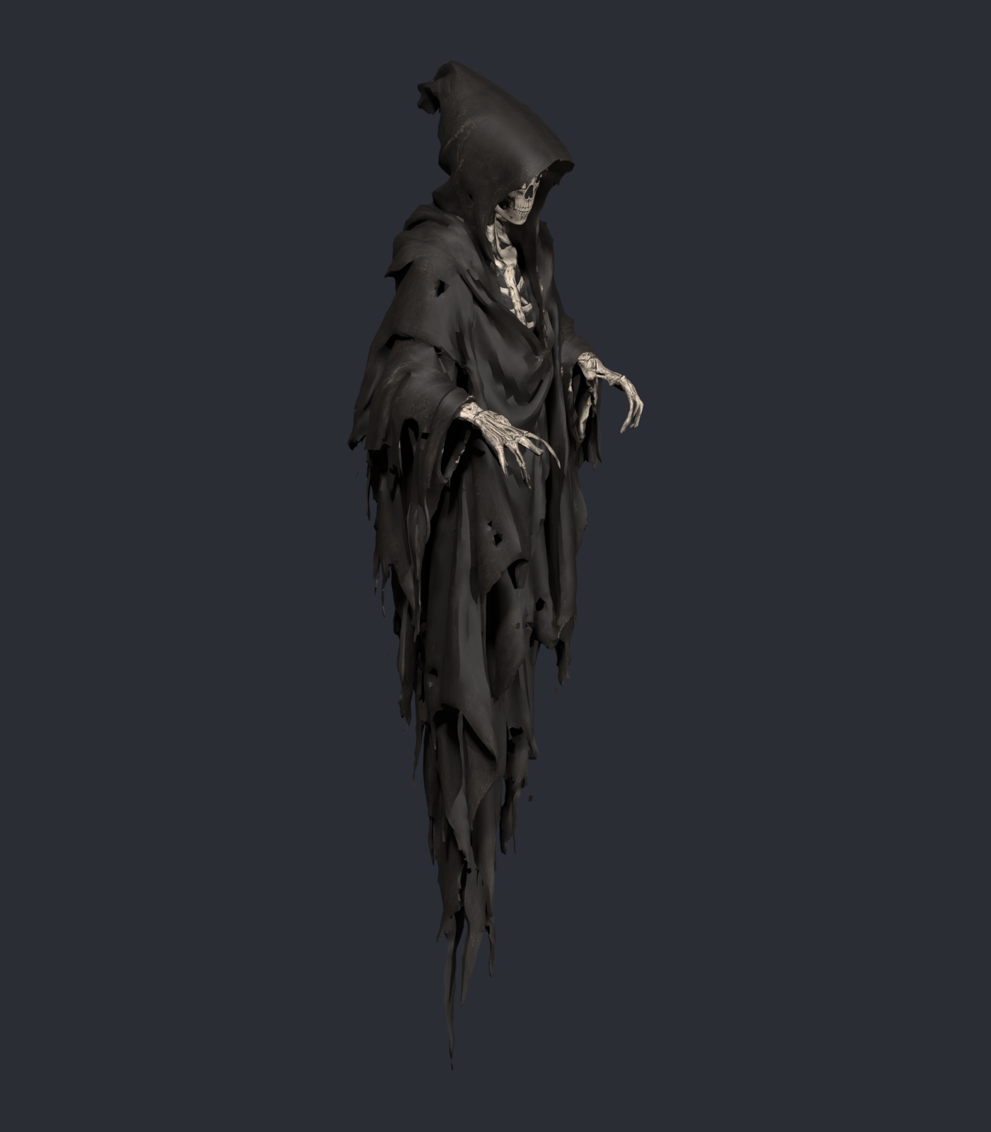 Wraith: high-resolution Blender still